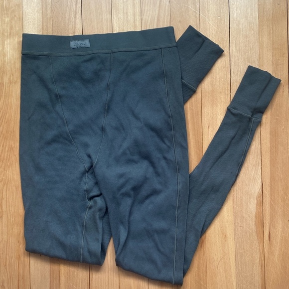 SKIMS COTTON RIB LEGGINGS - Picture 1 of 2
